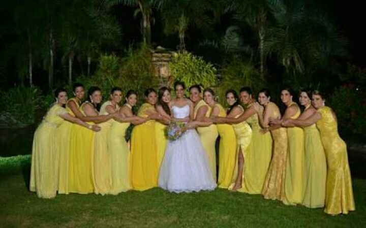 Madrinhas de amarelo 💛 - 3
