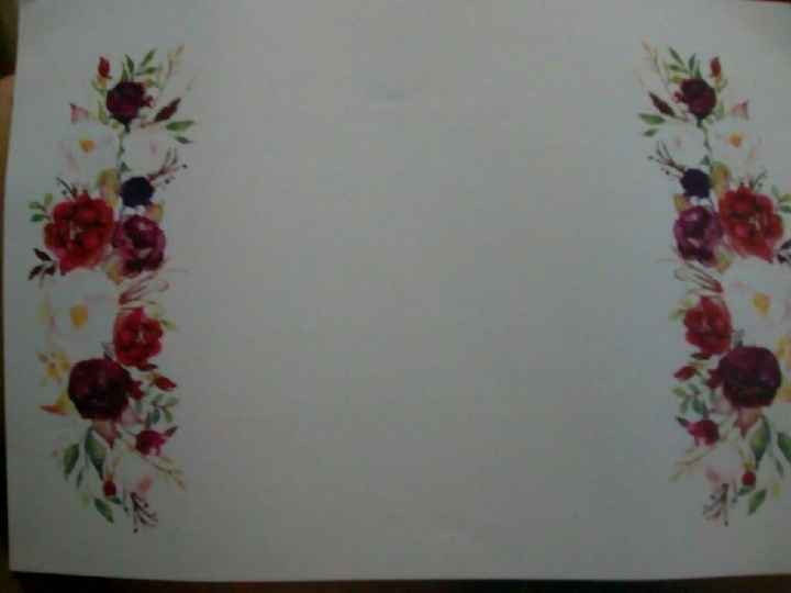 Meu convite de casamento flores marsala - 2