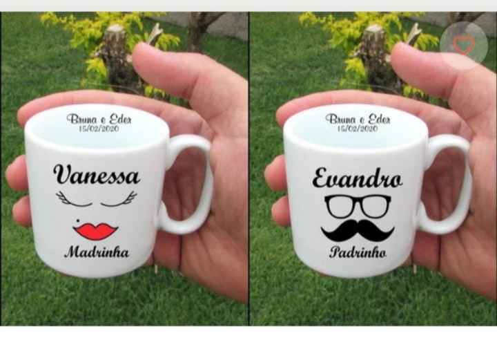 O que você colocaria de presente na caixinha para os seus padrinhos? - 1