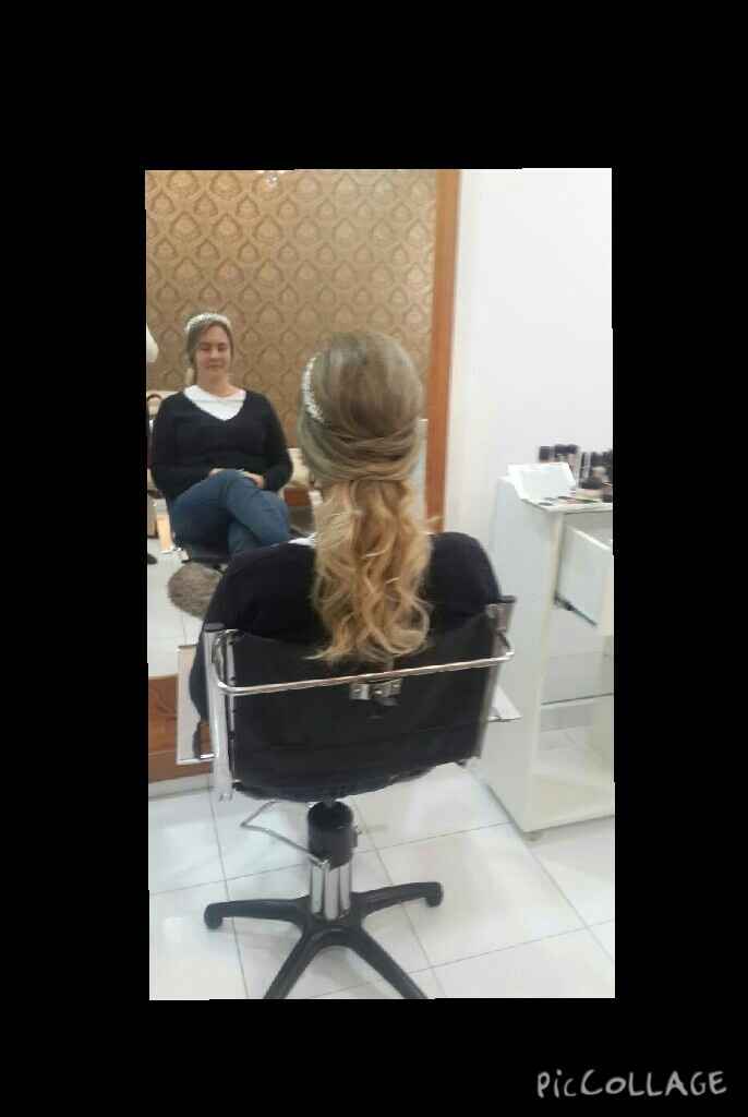 Prova do penteado #opiniao #qualescolher - 2