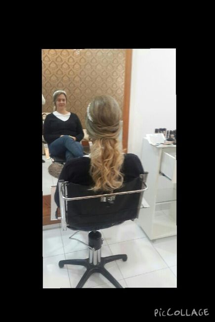 Prova do penteado #opiniao #qualescolher - 2