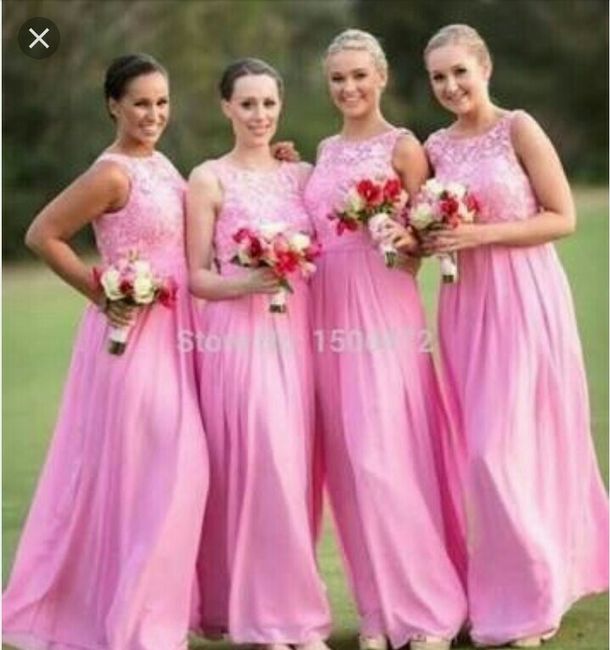 Vestido das madrinhas da cor da decoração sim ou nÃo? - 3