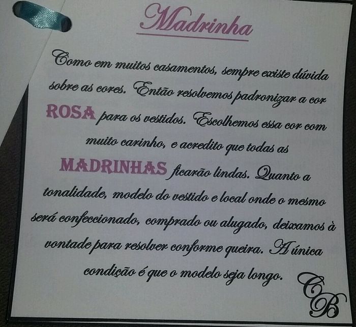 Convite padrinhos. - 4