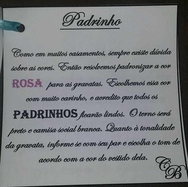 Convite padrinhos. - 5