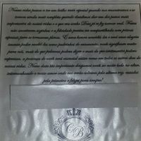 Convite padrinhos. - 2