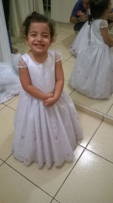 Sophia- minha sobrinha, estava toda feliz!
