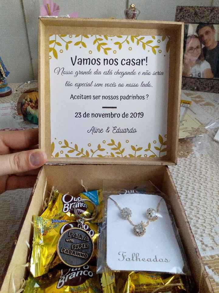Convites oficiais e dos padrinhos prontos 😍 - 1