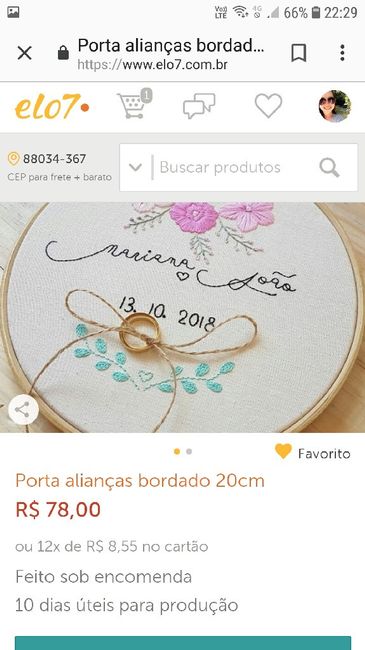 Porta alianças - 1