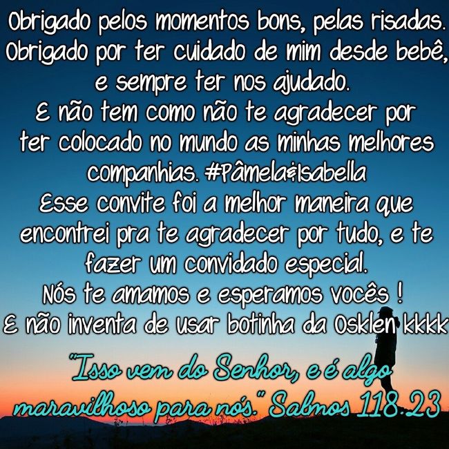 Convidando os padrinhos. - 2
