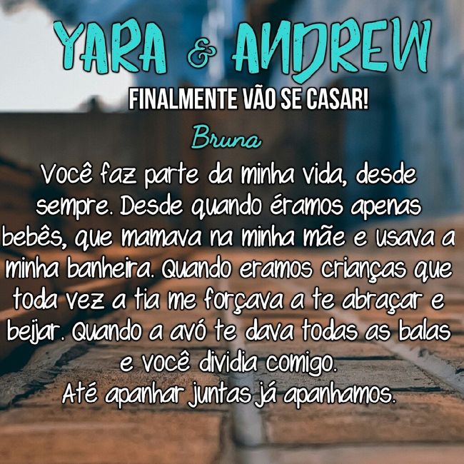 Convidando os padrinhos. - 3