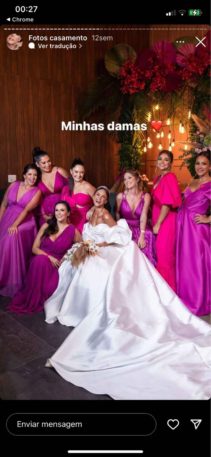 Damas de honra Adultas quem vai ter? - 1