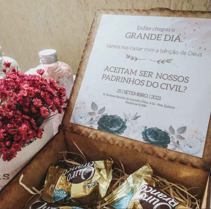 Caixas padrinhos - 2