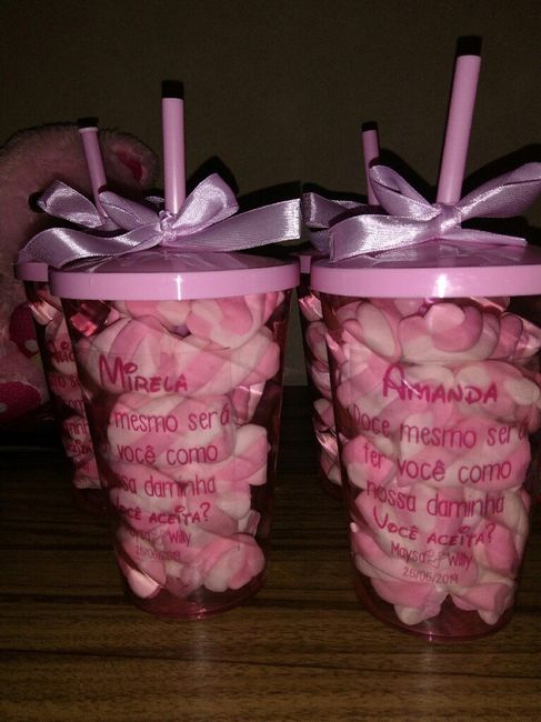 Convite dos padrinhos, pagens e damas❤ - 2