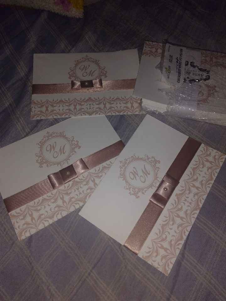 Meus convites chegaram - 1