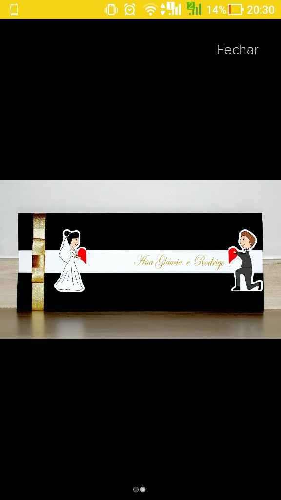  Convite de casamento - 1