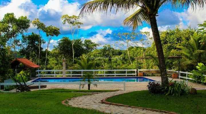 Área da piscina 