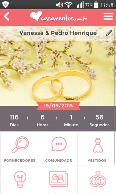 Faltam quantos dias para o seu casamento??? - 1