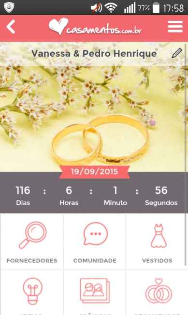 Faltam quantos dias para o seu casamento??? - 1