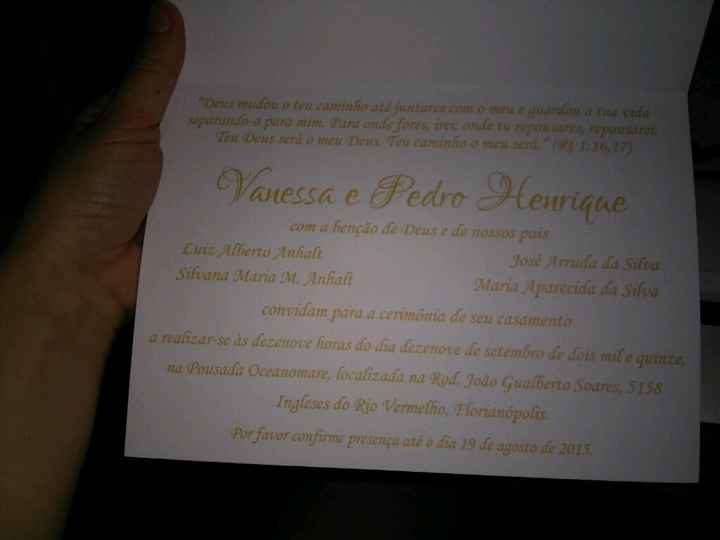 Meus convites chegaraaaaaam! - 2