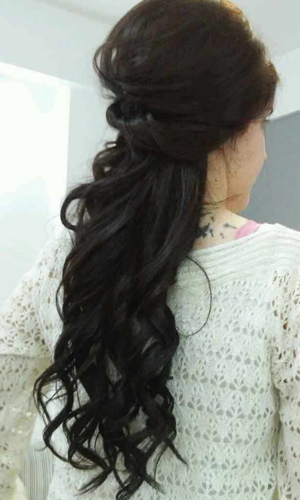 Minha prova de cabelo e maquiagem - 3