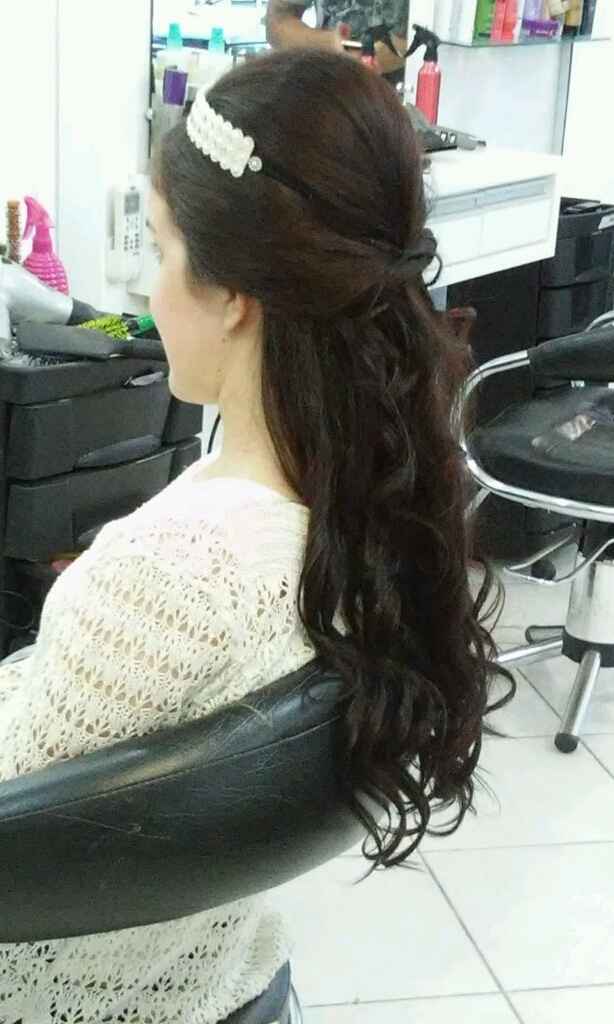 Minha prova de cabelo e maquiagem - 4