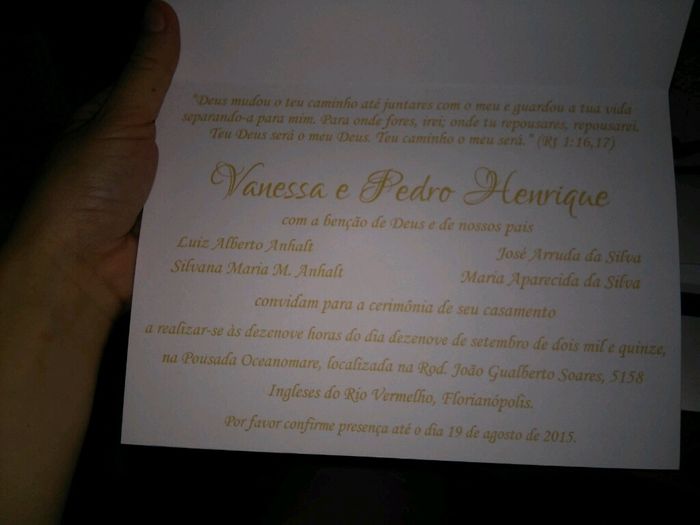 Meus convites chegaraaaaaam! - 2