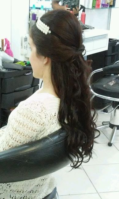 Minha prova de cabelo e maquiagem - 4