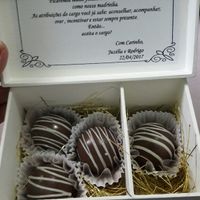 Meus convites para padrinhos... amei!! - 2