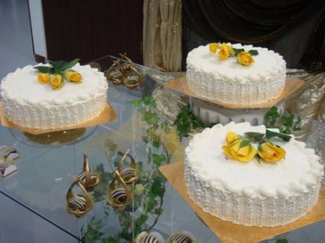 Bolo casamento Chantilly