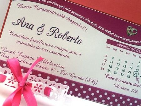 Convites - calendário - 3