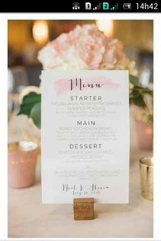 Inspirações de menu de mesa - 3