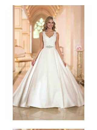Vestido de noiva liso - 3