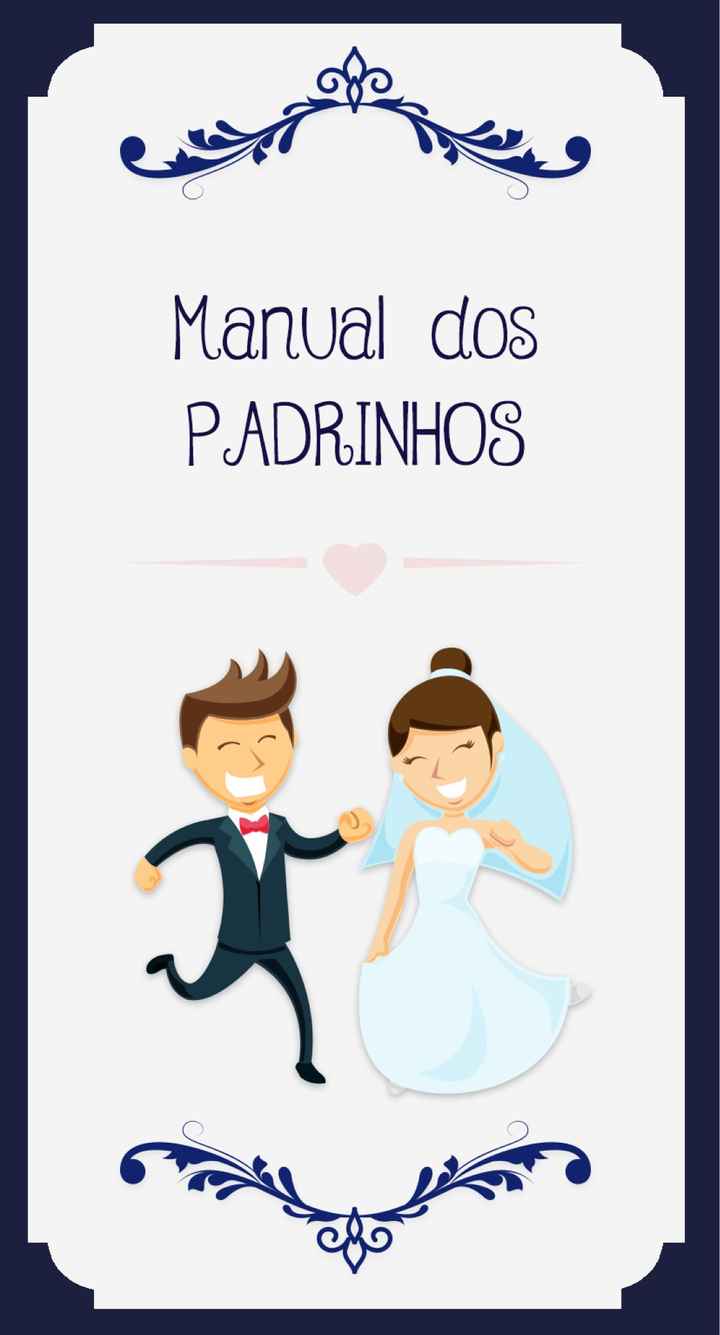 Arte do convite dos padrinhos - 1