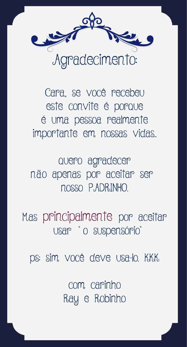 Arte do convite dos padrinhos - 5