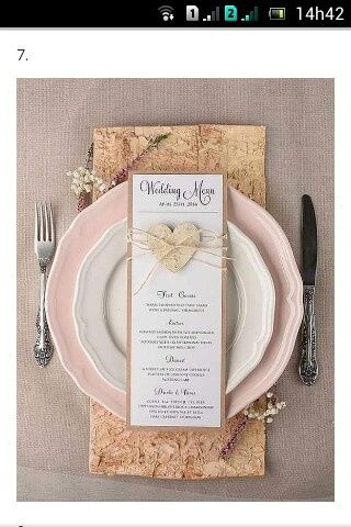 Inspirações de menu de mesa - 4