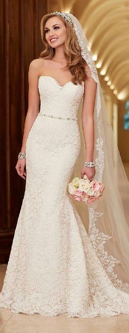 15 lindíssimas inspirações de vestidos de noiva evasê - 3