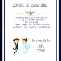 Arte do convite dos padrinhos - 11