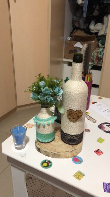 Meus arranjos de mesa ( Feitos a mão ) - 2