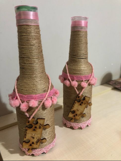 Meus arranjos de mesa ( Feitos a mão ) - 1