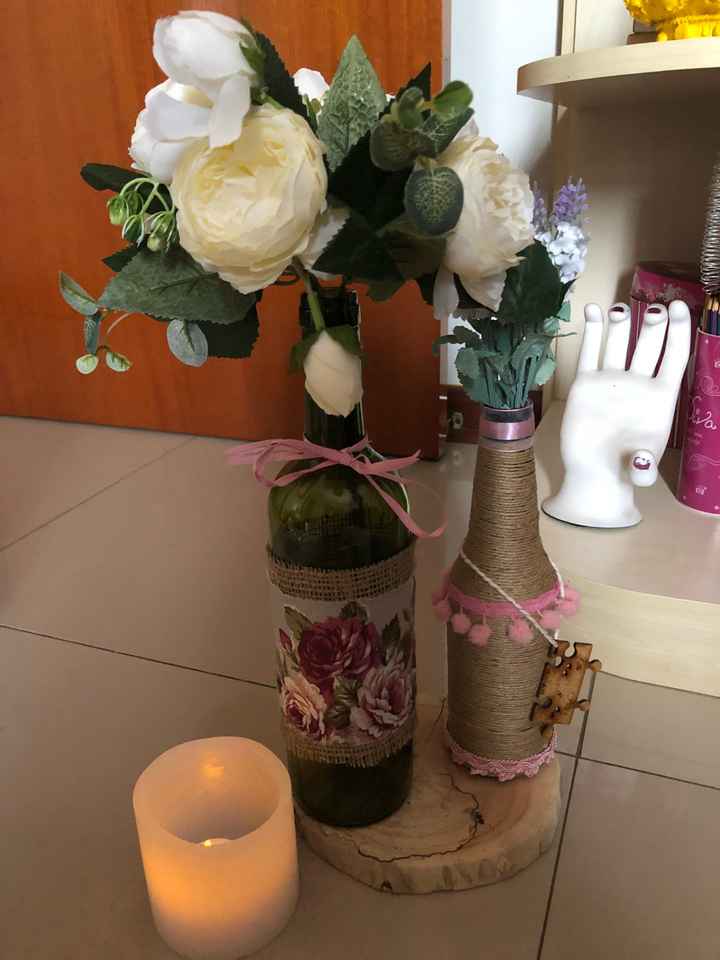 Meus arranjos de mesa ( Feitos a mão ) - 2