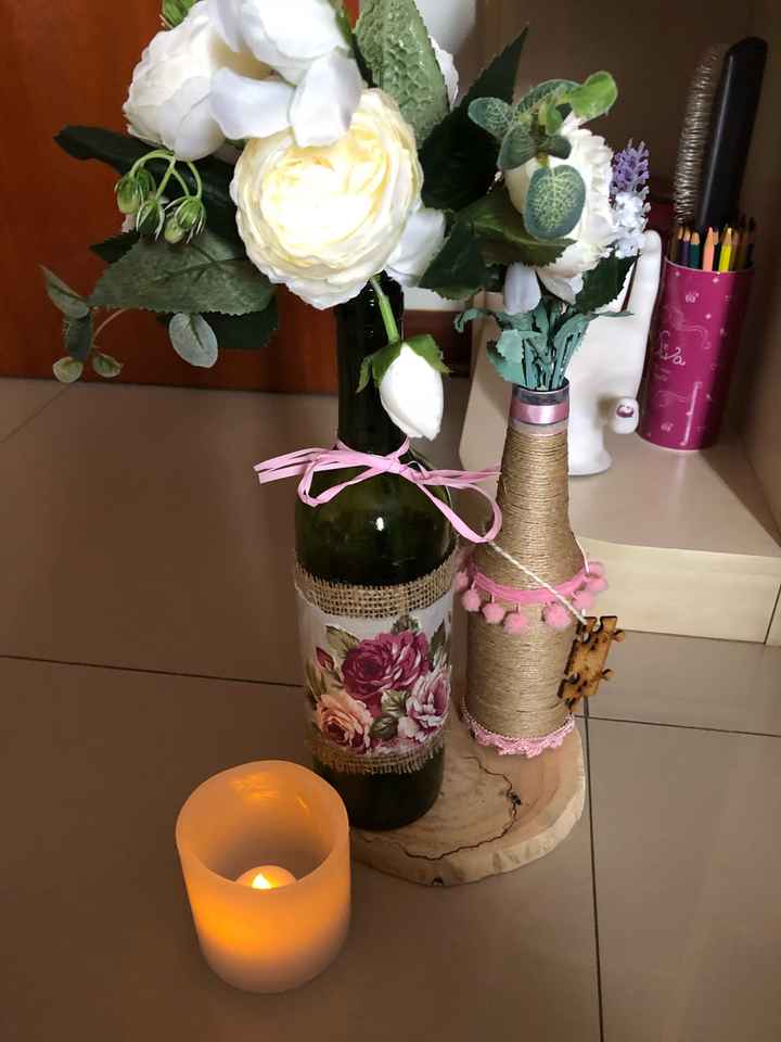 Meus arranjos de mesa ( Feitos a mão ) - 2