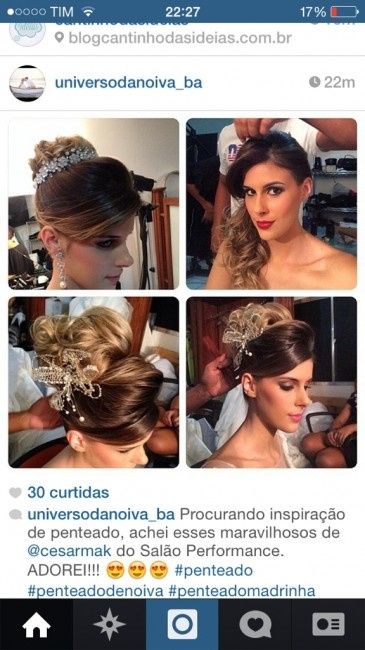 Usar cabelo solto ou trança embutida no seu grande dia. - 1