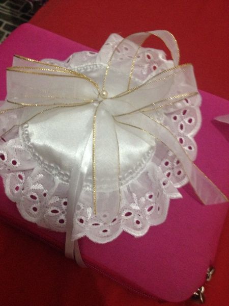 Meu porta aliança e alguns acessórios para a festa - 4