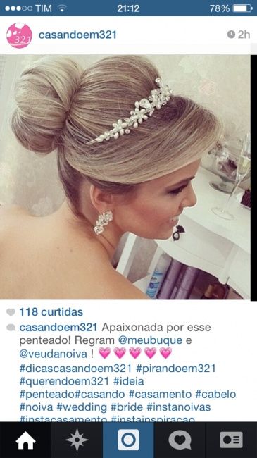 Casamento de dia - cabelo preso x solto - 2