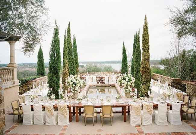 Casamento ao ar livre