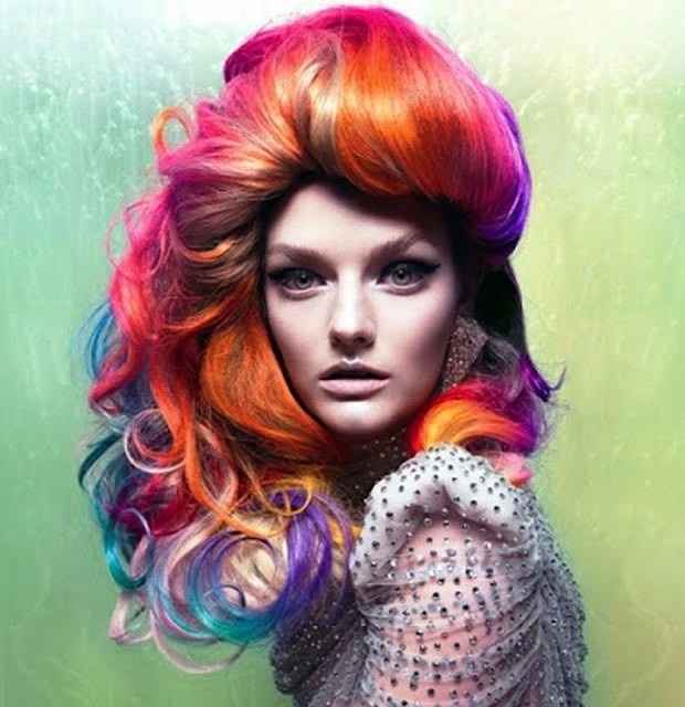 Cabelo colorido