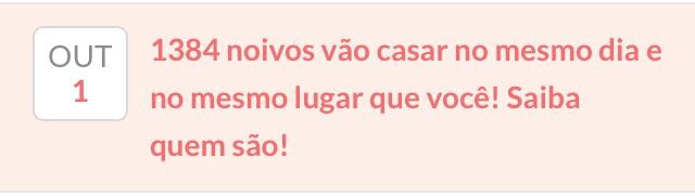 Quantos noivos vão se casar no mesmo dia que você? - 1