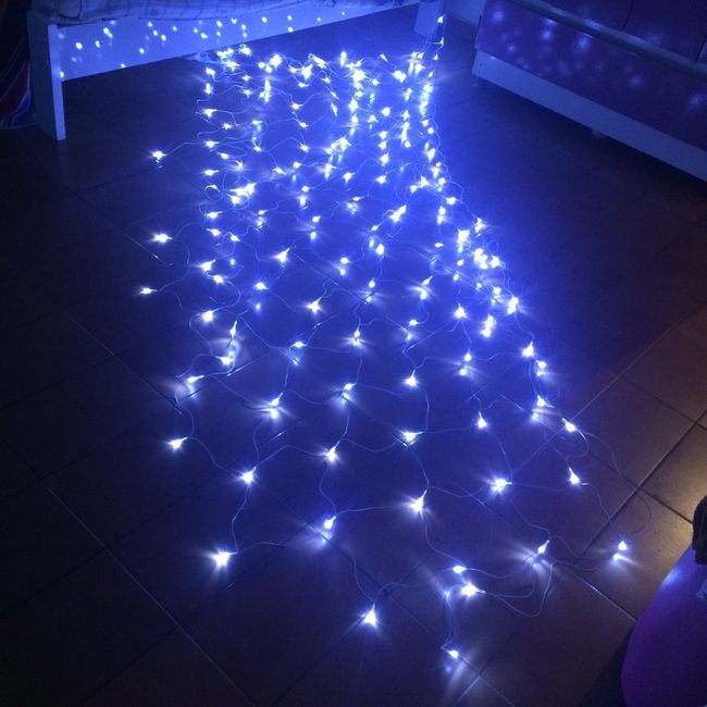 Minha cortina de led! - 2