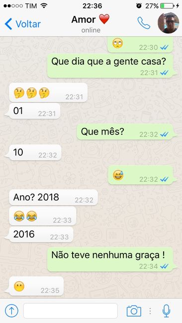 Noivo e suas manias!!! - 1