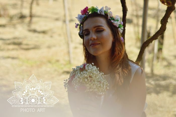 noiva e o buque